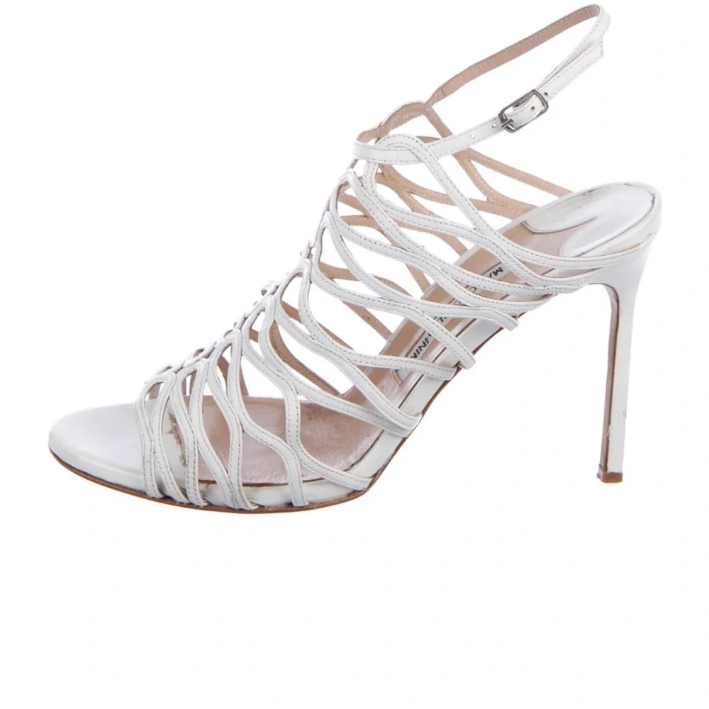 🤍Authentic Manolo Blahnik gladiator heels. Size 10🤍 - Picture 2 of 9